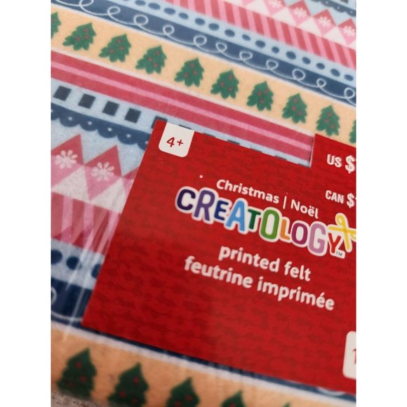 3 Packs Of Creatology Christmas - Printed Felt Sheets - Pack of 10 - 9 in. x 12 - Picture 4 of 8